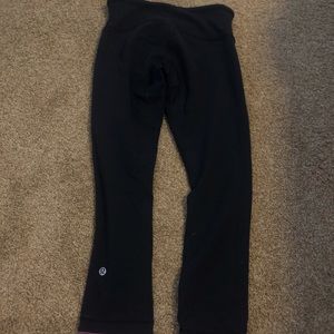 Black/Purple reversible lululemon leggings